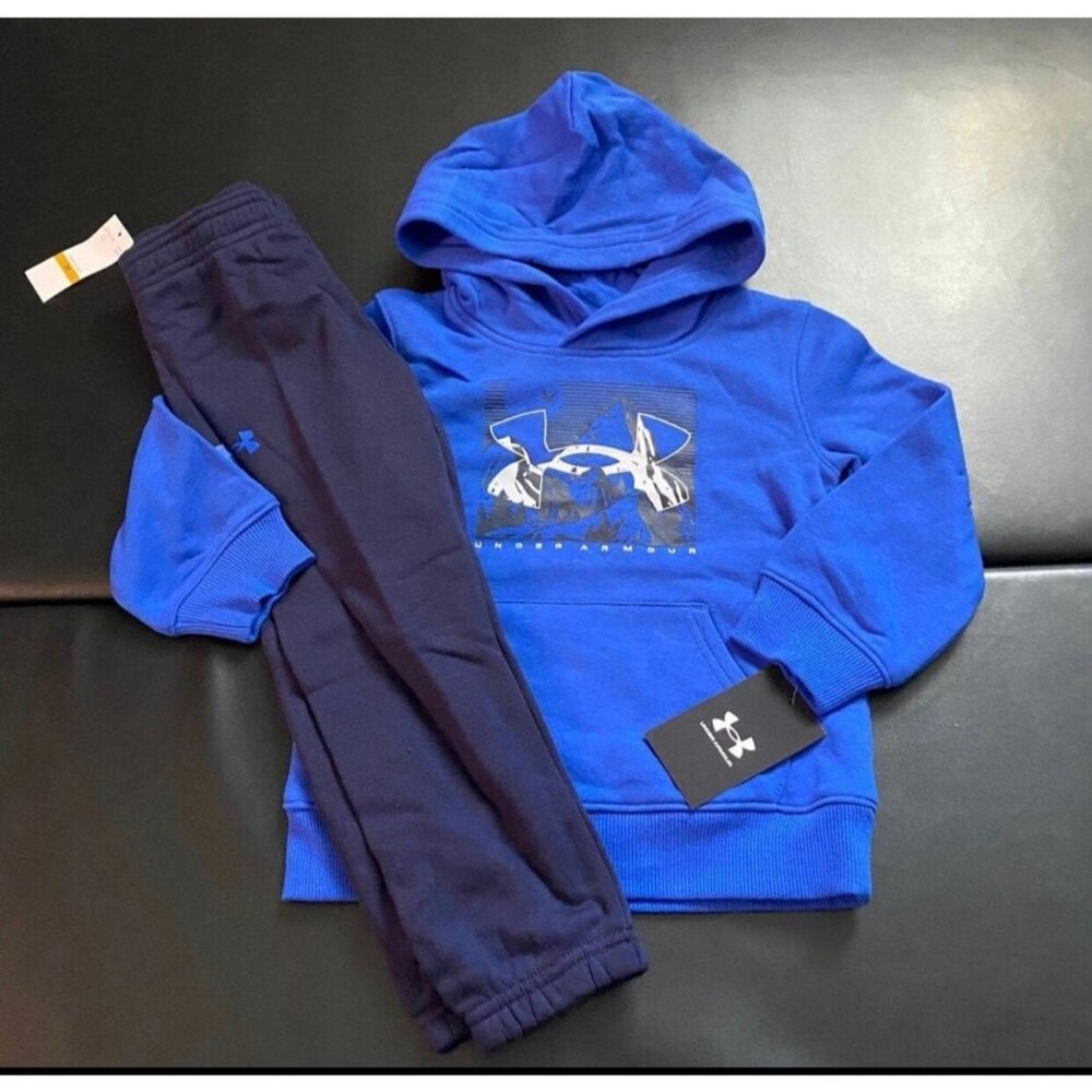 NWT Under Armour Hoodie & Sweats Set Boys Size 3T